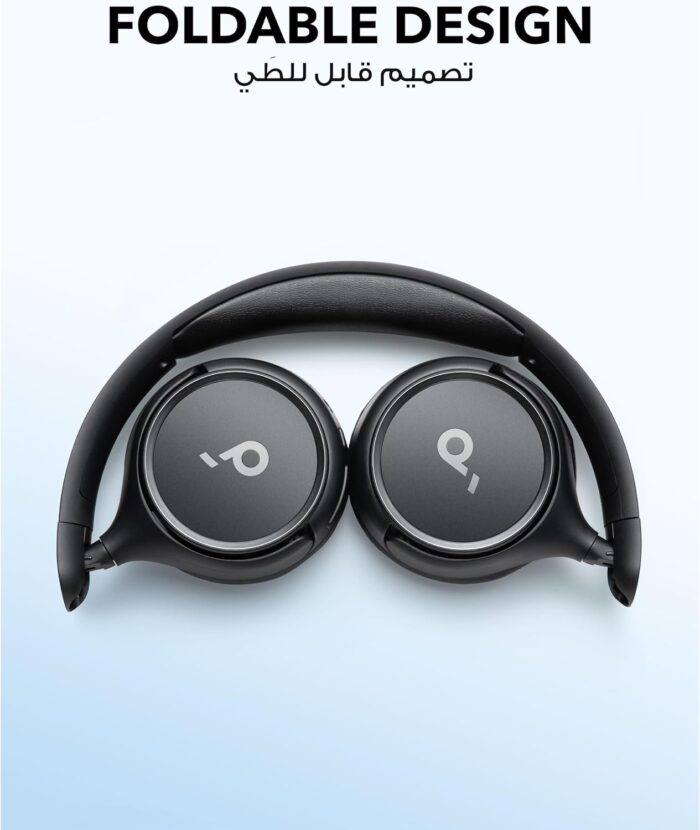 soundcore By Anker H30i Wireless On-Ear Headphones, Foldable Design, Pure Bass, 70H Playtime, Bluetooth 5.3, Lightweight and Comfortable, App Connectivity, Multipoint Connection - Image 2