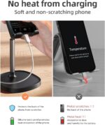 LISEN Mobile Phone Stand Adjustable iPad Stand for Desk, Office Desk Phone Accessories Fits for All Mobile Phones, iPhone, Switch, Kindle, iPad, Tablet 4-10in - Image 5