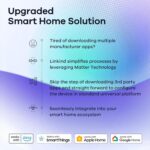 Matter Smart Light Switch, Wi-Fi Smart Switches, Compatible with Apple Home, Alexa, Google Home for Voice Control, Smart Life/Tuya APP Remote Control, Need Neutral Wire,10A (3 Gang, White) - Image 3