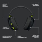 Logitech G435 Lightspeed & Bluetooth Wireless Gaming Headset - Ultra Lightweight 165G Over-Ear Headphones, Built-In Mics, 18H Battery, Compatible With Dolby Atmos, Pc, Ps4, Ps5, Mobile - Black - Image 9