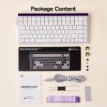 EPOMAKER Aula Hero84 HE Wired Hall Effect Keyboard with RGB Lightbox, 0.01mm Adjustable Actuation, 8KHz Polling, 0.125ms Latency, Snap Key, SOCD, Magnetic Gaming Keyboard (White Topographic) - Image 8
