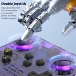 Eacam Handheld Game Console Dual Joysticks Game Player with Back R/L Buttons Built-in Games 3.5-inch Color Screen RK3326 2500mAh Rechargeable Battery - Image 8