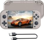 SJWOW M17 Retro Handheld Game Console with 20000+ Games, 4.3-inch IPS Screen Video Games Consoles, Open Source Linux System Retro Gaming Console, Portable Game Console - 128G