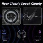 NUBWO G06 Dual Wireless Gaming Headset with Microphone for PS5, PS4, PC, Mobile, Switch: 2.4GHz Wireless + Bluetooth - 100 Hr Battery - 50mm Drivers - Orange - Image 7