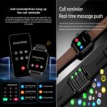 wgzixezn Smart Watch for Men Women, Answer/Make Call, ECG HRV Blood Glucose Fitness Tracker with Heart Rate Blood Pressure Monitor, IP67 Waterproof, Blood Sugar Activity Trackers for Android Ios,Blue - Image 5