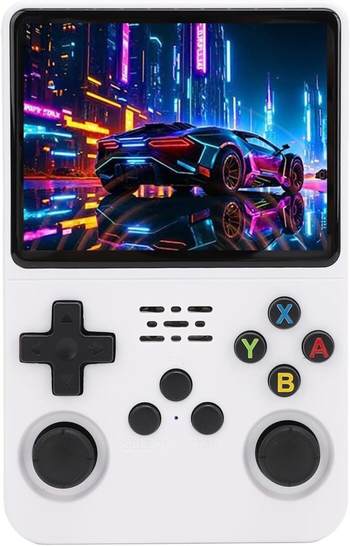 Dpofirs Handheld Game Console, 3.5 Inch Screen, Mini Retro Console, Portable Pocket Console, 3000mAh Battery, Retro Emulator Systems, Portable Handheld Video Game Console (64G)