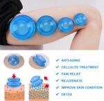 Silicone Cupping Therapy Set, Professional Studio and Home Cupping Set Massage Therapy Cups, Chinese Massage Cups for Cellulite Reduction Cupping Kit, Muscle and Joint Pain Myofascial Cupping Massager - Image 3