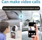 LASTCOW Two Way Pet Camera with 2.8 inch HD Screen, 1080P Video Calling Camera for Indoor Home Security, Indoor Home Nanny/Dog/Baby Security Device with Phone App - Image 4