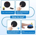4 Pack Portable AAC Communication Devices for Autism Individuals with Communication Difficulties, Communication Device for Nonverbal Kids, Voice Recording Buttons for Schools, Home, Treatment Courses - Image 2