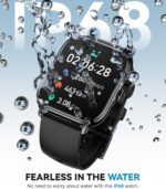 Smart Watch for Women Men- Answer/Make Call, 2025 IP68 Waterproof Fitness Step Tracker Watch with Sleep Monitor/Activity Counter/110+ Sport Mode, Smartwatch for Andriod iPhone iOS Samsung Compatible - Image 5