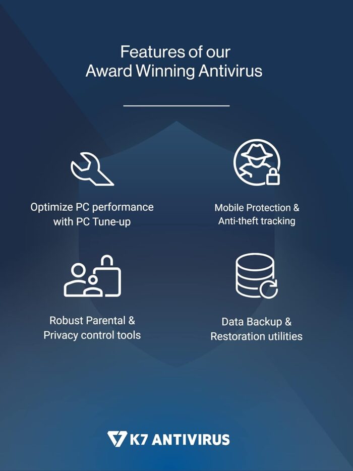 K7 Ultimate Security Antivirus Software 2025 |2 Devices, 1 Year| Threat Protection, Internet Security, Data Backup, Mobile Protection| Windows laptop, PC, Mac®, Phones, Tablets - Image 6