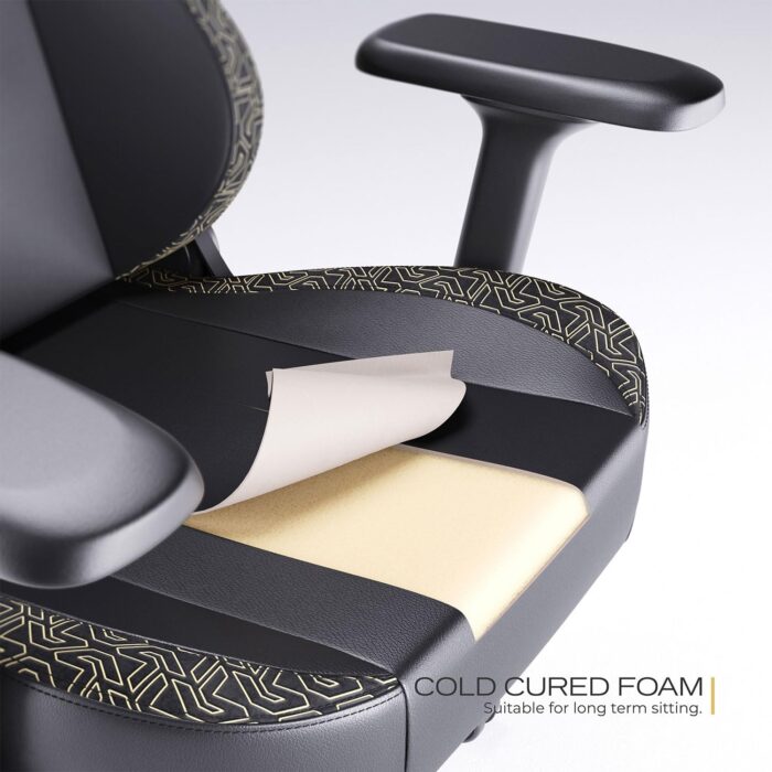 CYBEART | Imperial Edition - NEO Series Gaming/Office Chair | 4D Armrest, Magnetic Neck & Lumbar Pillow, Supreme PU Leather, Ergonomic, Recline & Tilt - Image 6