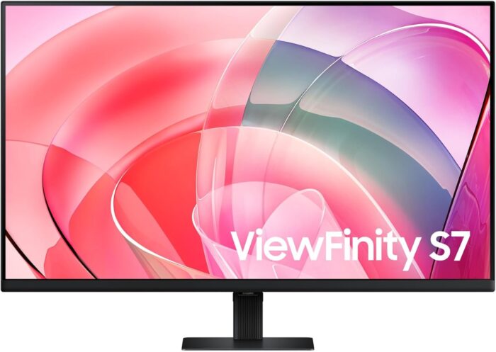 Samsung 32″ ViewFinity S7 4K Monitor, UHD resolution, 60 Hz Refresh Rate, 5ms Response Time, HDR10, Easy Setup Stand – LS32D706EAMXUE