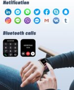 GRV Smart Watch Answer Dial Call,Smart Watches for Women Men with Heart Rate Monitor,Step Counter,Sleep Tracker,Sports Fitness Tracker Watch Call SMS Notification Smartwatch for Android iOS Phone - Image 3