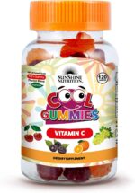Sunshine Nutrition Vitamin C Cool Gummies For Kids 120 Gummies | 100% All Natural Flavor | Gluten Free