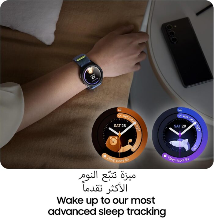 Samsung Galaxy Watch6 Classic Smartwatch, Health Monitoring, Fitness Tracker, Fast Charging Battery, Bluetooth, 43mm, Black (UAE Version) - Image 7