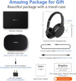 Srhythm NC25 Active Noise Cancelling Headphones Bluetooth 5.3, ANC Stereo Headset Over-Ear with Hi-Fi,Mic,50H Playtime,Voice Assistant,Low Latency Game Mode - Image 5
