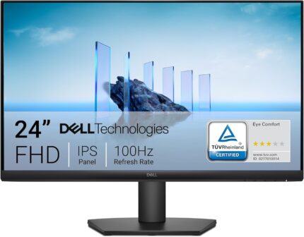 Dell 24 Monitor – SE2425HM, Full HD (1920×1080), 100Hz, IPS, 5ms, VESA (100x100mm), HDMI, VGA, 3 Year Warranty, Black Dell 24 Monitor – SE2425HM, Full HD (1920×1080), 100Hz, IPS, 5ms, VESA (100x100mm), HDMI, VGA, 3 Year Warranty, Black