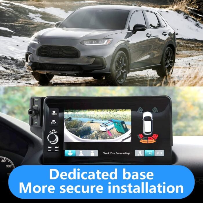LUNQIN Car Phone Holder for Honda HRV HR-V 2023 2024 2025 LX Sport EX-L Auto Interior Accessories Best Cell Phones Mount Cellphone Mobile Cradle Charging Navigation Bracket Screen Stand Accessory - Image 3