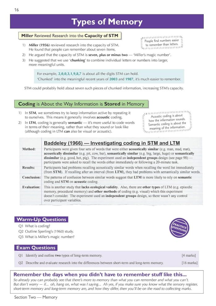 AS and A-Level Psychology: AQA Complete Revision & Practice with Online Edition - Image 8