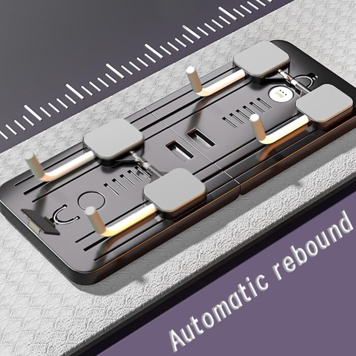 LENND Ab Roller Abs Workout Equipment: Multifunction Automatic Rebound Abdominal Wheel - Foldable Home Gym Exercise Fitness Equipment Push Up Board for Strength Training Core Workout - Image 5