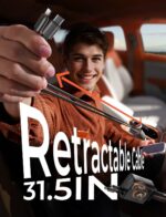 LISEN 4 in One Retractable iPhone Car Charger Cigarette Lighter Adapter [69W], Fast Charge USB C Car Charger Adapter with Retractable Cord Cable, Car Organization for iPhone 15 Pro Max Plus - Image 3
