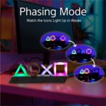 PATHEA Paladone Playstation Icons Light with 3 Light Modes - Music Reactive Game Room Lighting (PS4), Multi-Colour - Image 5