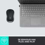 Logitech 910-002235 Logitech M185 Wireless Mouse, Swift Gray () - Image 8