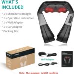 Nekteck Shiatsu Neck and Back Massager with Soothing Heat, Electric Deep Tissue 3D Kneading Massage Pillow for Shoulder, Leg, Body Muscle Pain Relief, Home, Office, and Car Use - Image 6