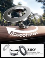 LISEN for MagSafe Car Mount, [24 Strong Magnet] 360° Rotation Magnetic Phone Holder for Car, Mobile Holder for Car Accessories Fit for iPhone 16 15 Pro Max Plus 14 13 12 MagSafe Cases - Image 5