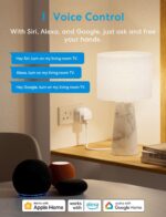 Meross Matter Smart Plug Mini with Energy Monitoring, Works with Apple HomeKit, Alexa, Google Home, SmartThings, WiFi Plug with Voice Remote Control, 13A, 1 Pack - Image 8