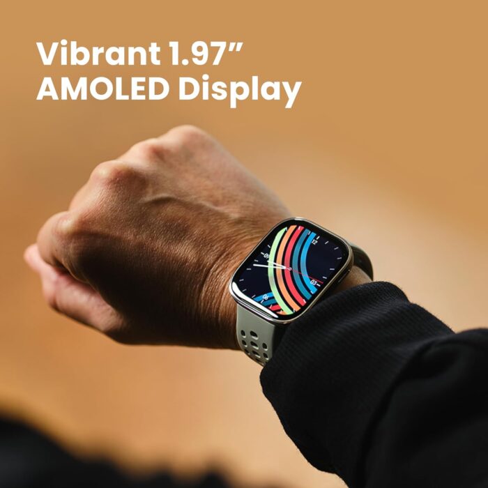 Amazfit Bip 6 Smart Watch 46mm, 14 Day Battery, 1.97" AMOLED Display, GPS & Free Maps, AI, Bluetooth Call & Text, Health, Fitness & Sleep Tracker, 140+ Workout Modes, 5 ATM Water-Resistance - Image 2
