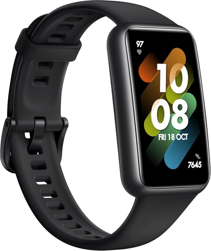 HUAWEI Band 7 Smartwatch Health and Fitness Tracker, Slim bezel-less screen, 2-week battery life, SpO2 Blood Oxygen & Heart Rate monitor, Sleep Tracking, 96 Workout Modes, Graphite Black - Image 2
