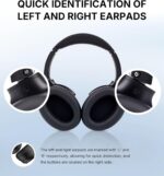 Edifier WH700NB Pro Wireless Headphones, 43dB ANC, Hi-Res Audio, 55H Playtime, Bluetooth 5.4, Multi-Device Pairing, AI Noise Reduction Calls, Fast Charging, Foldable Over-Ear Design (Black) - Image 9