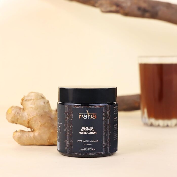 Raha-Healthy Digestion Formulation (Harad Bahera Dill) Plant based Dietary Digestive Supplements for Bloating Relief, Constipation and to Boosts Digestion - Image 7