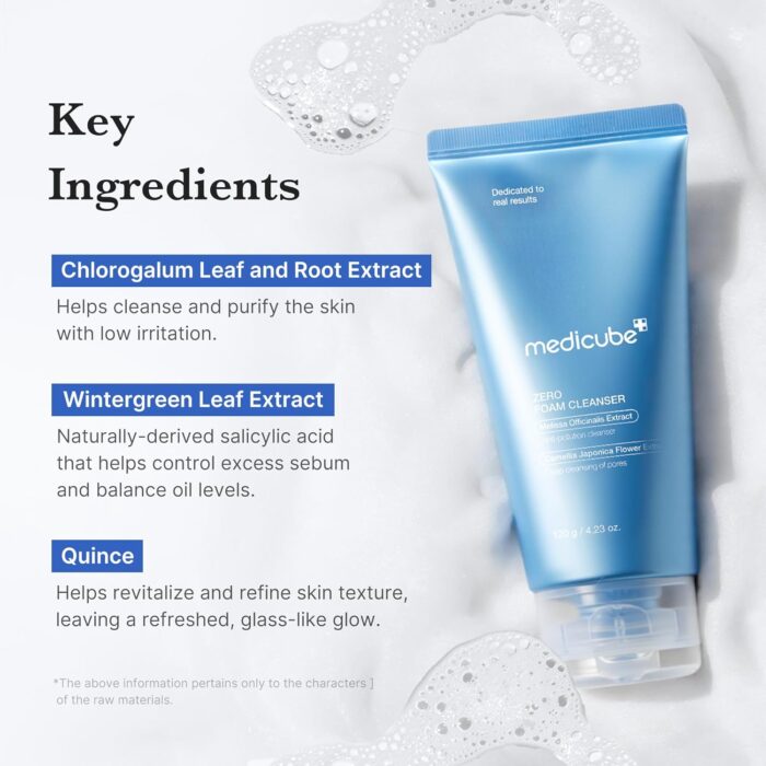 medicube Zero Foam Cleanser for Sensitive Skin - Sebum Control, Moisture Balance, and Pore Minimization | Korean Skincare - Image 4
