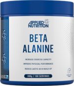 Applied Nutrition Beta-Alanine Amino Acid Pre Workout Powder 3000mg per Serving Enhances Training Duration & Physical Performance Gluten Free, Suitable for Vegans (300g - 100 Servings) (Unflavoured)