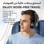 Soundcore by Anker Q20i Hybrid Active Noise Cancelling Headphones, Wireless Over-Ear Bluetooth, 40H Long ANC Playtime, Hi-Res Audio, Big Bass, Customize via an App, Transparency Mode - Image 2