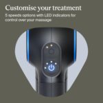 Theragun Prime Quiet Percussion Massage Gun for Deep Tissue Muscle Pain Relief, Portable Neck and Back Pain Relief, Handheld Electric Massager, Remote Bluetooth Conectivity and USB-C Charging, 5th Gen - Image 6