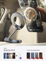 LISEN for MagSafe Car Mount, [24 Strong Magnet] 360° Rotation Magnetic Phone Holder for Car, Mobile Holder for Car Accessories Fit for iPhone 16 15 Pro Max Plus 14 13 12 MagSafe Cases - Image 8