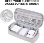 Portable Electronic Accessories Bag Organizer, Travel Gadgets Storage Case Cable Organizer Bag Compatible for Charger USB Cables SD Memory Cards Earphone Flash Hard Drive Phone Power Bank, M - Image 5
