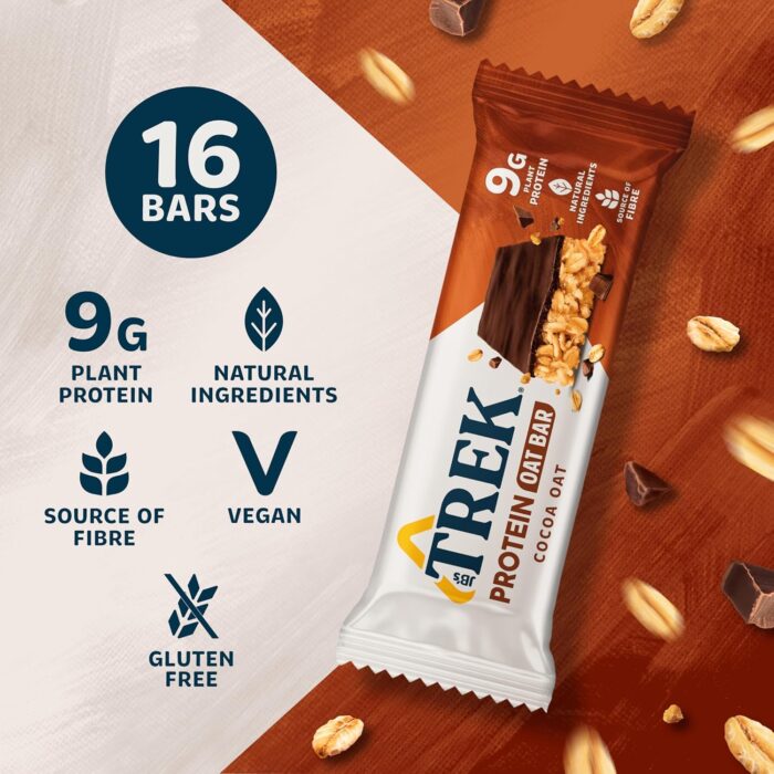 Trek Protein Oat Bar Variety Pack 16 x 50g bars - Image 5