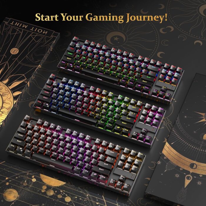 Redragon K552-Rgb Kumara Rgb Led Backlit Mechanical Gaming Keyboard (Black) - Image 8