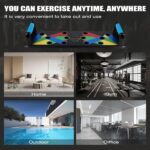 Push Up Board 9 in 1 Home Workout Equipment Multi-Functional Pushup Bar System Fitness Floor Chest Muscle Exercise Professional Equipment Burn Fat Strength Training Arm - Image 6