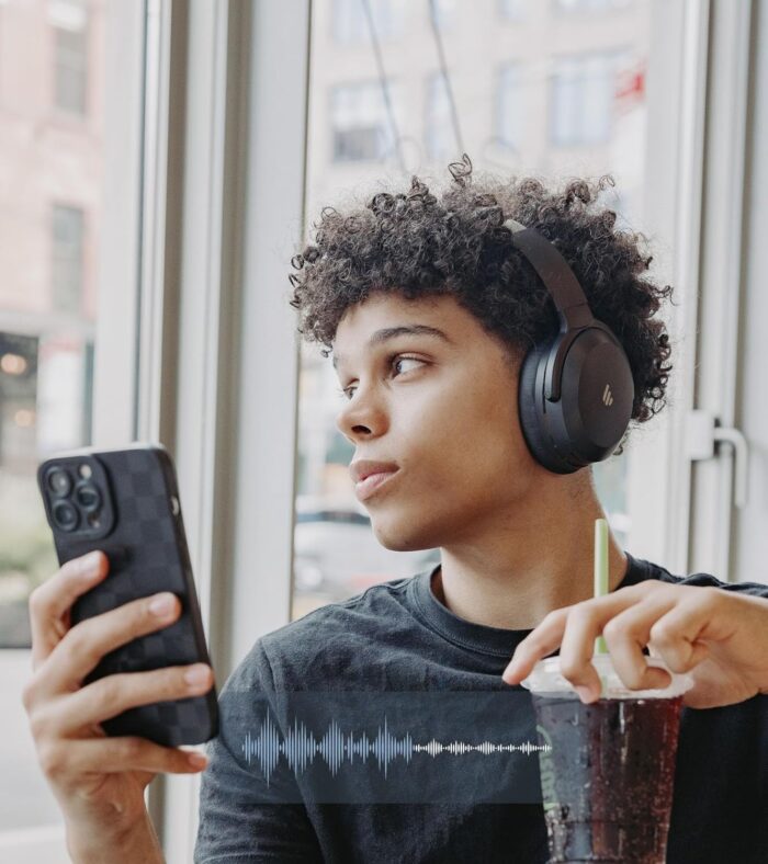 Edifier WH700NB Pro Wireless Headphones, 43dB ANC, Hi-Res Audio, 55H Playtime, Bluetooth 5.4, Multi-Device Pairing, AI Noise Reduction Calls, Fast Charging, Foldable Over-Ear Design (Black) - Image 4