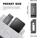Universal Airplane in Flight Phone Mount. Handsfree Phone Holder for Desk with Multi-Directional Dual 360 Degree Rotation. Pocket Size Travel Essential Accessory for Flying. US Patented and Protected. - Image 3