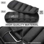 Sportneer Adjustable Ankle Weights: 1 Pair 0.9/1.8/2.7/3.6/4.5 kg Wrist Weights Leg Weights for Women Men Gym Fitness Workout Walking Jogging 2.2 kg per Ankle, 4.5 kg per Pair - Image 3