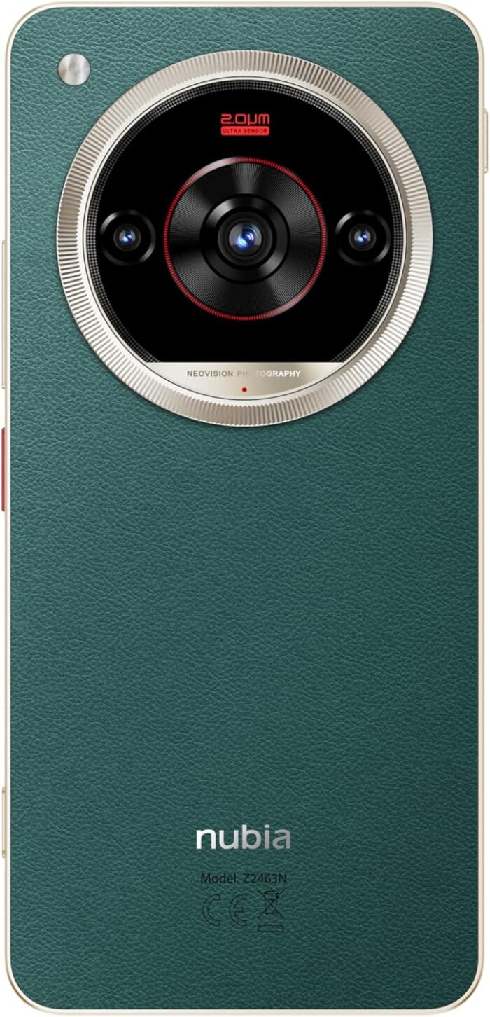 ZTE Nubia Focus 2 Ultra 5G, Free Smartphone with AI, 8GB+512GB, Rotating Lens, 6.8" AMOLED Screen, 50MP Camera with AI, Capture Button, 5000mAh Battery, Android 15, Includes Case, Green - Image 2
