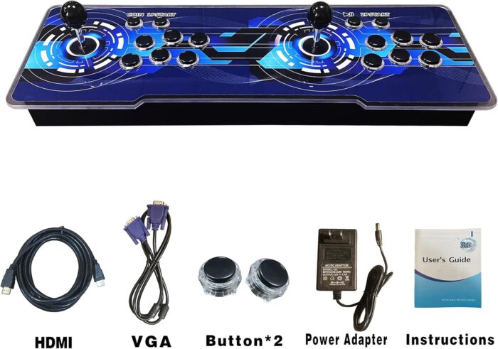 Hugawelo 26800 in 1 Pandora Box Arcade Console, Plug and Play Video Games, 1280X720 Display, 3D Games, Search/Save/Hide/Pause, 1-4 Players - Image 5