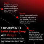 Helight Red Light Therapy Sleep Device – Patented & Award Winning 630nm Pure Red Light Lamp Sleep Aid to Support Deep Relaxation – Red Light for Sleep Lamp Backed by Science for Adults & Kids - Image 6